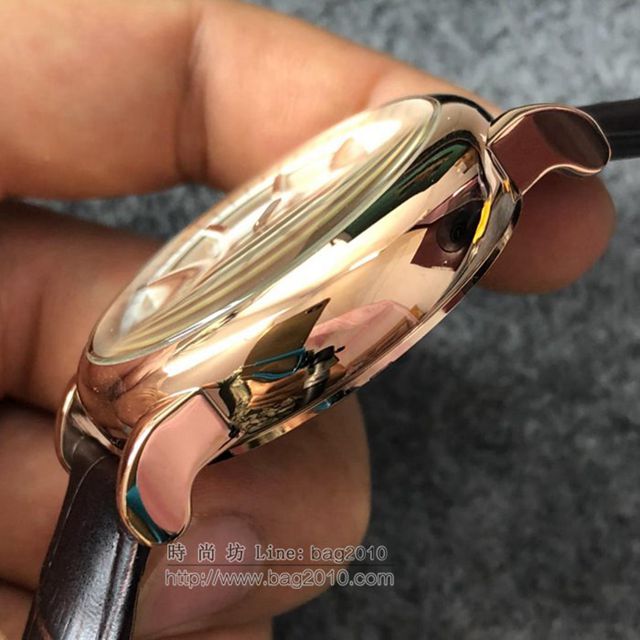 阿瑪尼手錶 AR60007 阿瑪尼自動機械男表 小牛皮錶帶男士腕表  hds1866